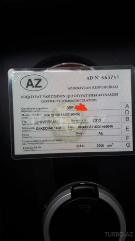 Kia Sportage 2013, 11,635 km - 2.0 l - Bakı