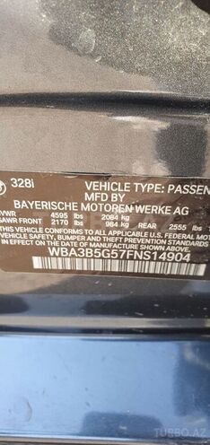 BMW 328 2014, 110,884 km - 2.0 l - Gəncə