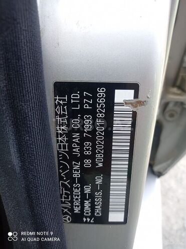 Mercedes C 200 1999, 282,000 km - 2.0 l - Ağcabədi