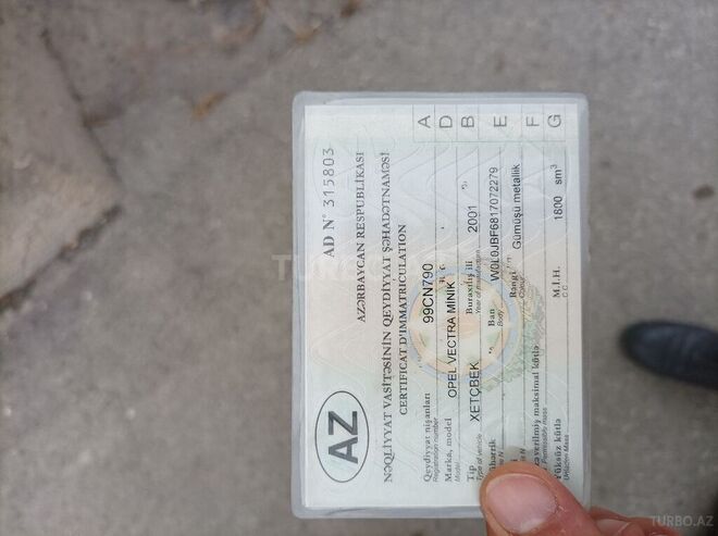 Opel Vectra 2001, 430,000 km - 1.8 л - Bakı