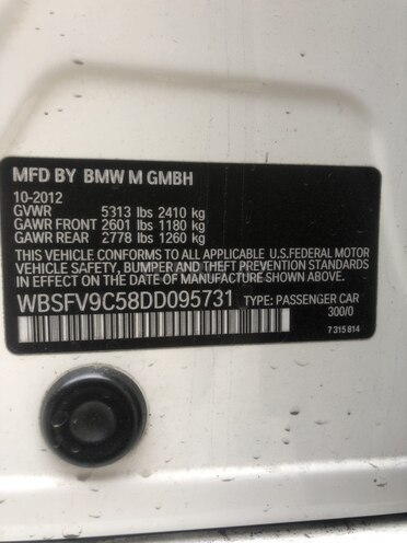 BMW M5 2012, 151,000 km - 4.4 l - Bakı