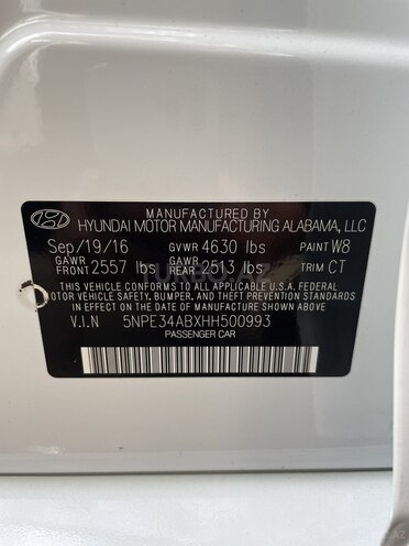 Hyundai Sonata 2016, 34,500 km - 2.0 l - Bakı