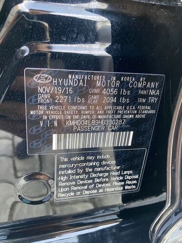 Hyundai Elantra 2017, 126,816 km - 1.6 l - Bakı