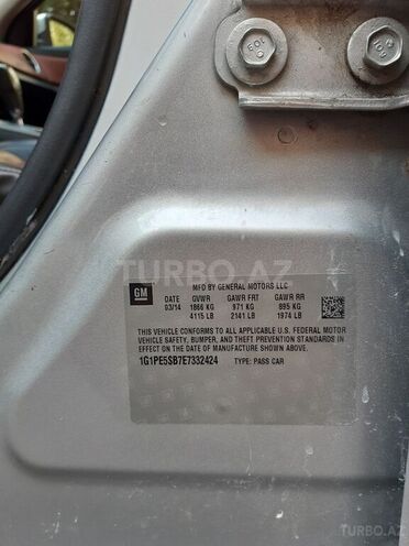 Chevrolet Cruze 2014, 127,000 km - 1.4 л - Bakı