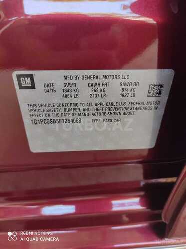 Chevrolet Cruze 2015, 29,393 km - 1.4 l - Bakı