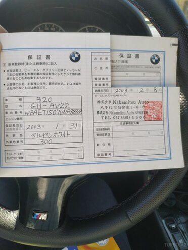 BMW 320 2002, 286,425 km - 2.2 l - Lənkəran