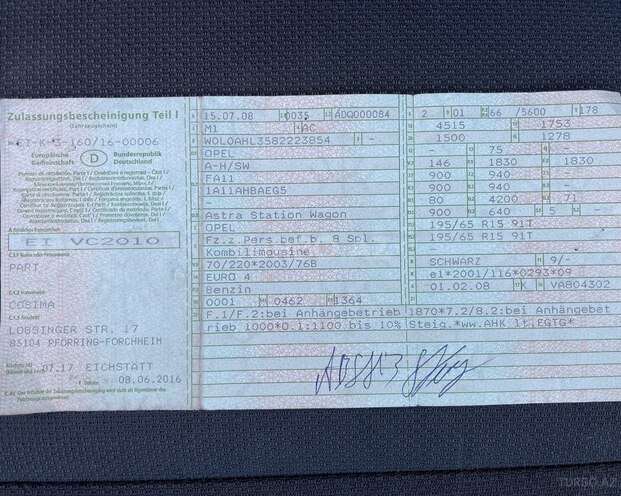 Opel Astra 2008, 141,000 km - 1.4 l - Bakı