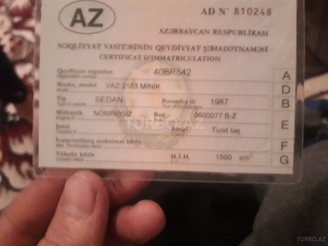 LADA (VAZ) 2106 1987, 55,444 km - 1.5 л - Xaçmaz