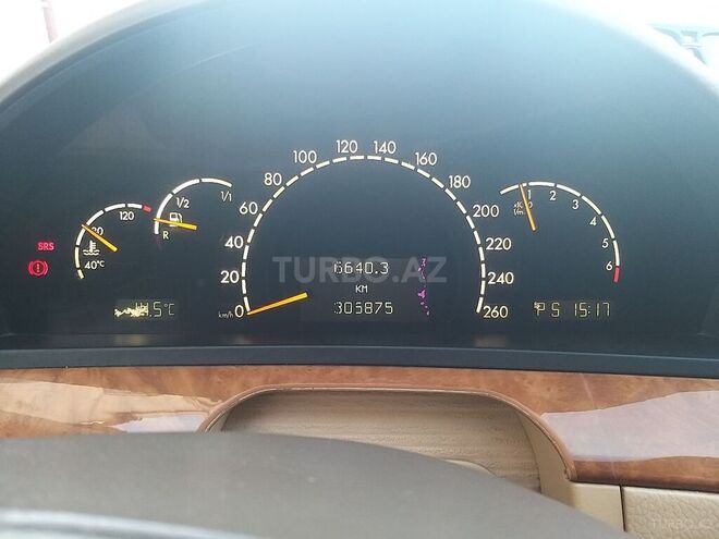 Mercedes S 320 1999, 307,000 km - 3.2 l - Bakı