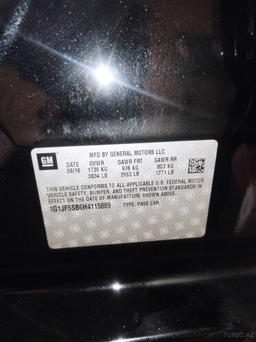 Chevrolet Aveo 2016, 159,325 km - 1.4 l - Bakı
