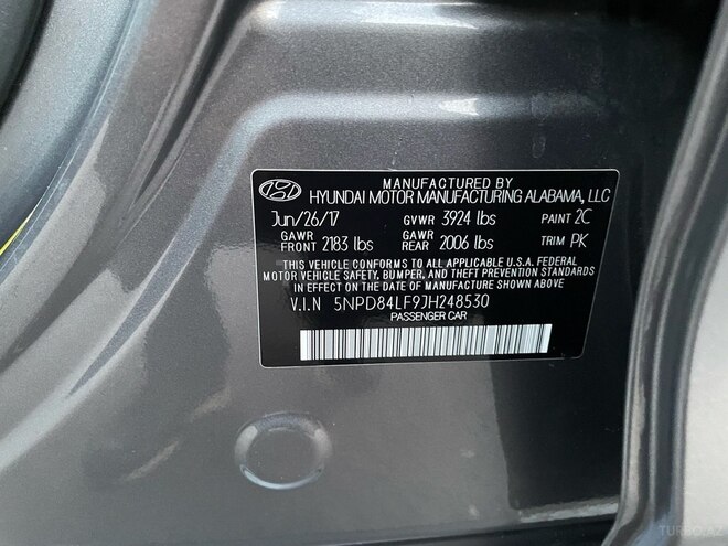 Hyundai Elantra 2017, 38,000 km - 1.8 l - Bakı