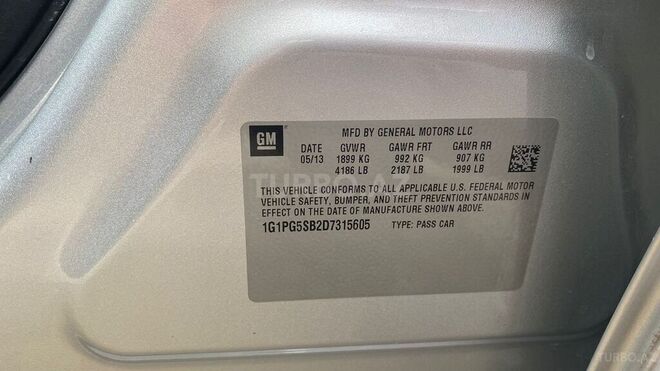 Chevrolet Cruze 2013, 192,000 km - 1.4 л - Bakı