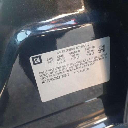 Chevrolet Cruze 2012, 210,000 km - 1.4 л - Bakı