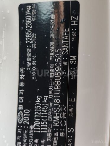 Hyundai Santa Fe 2010, 197,000 km - 2.0 л - Bakı