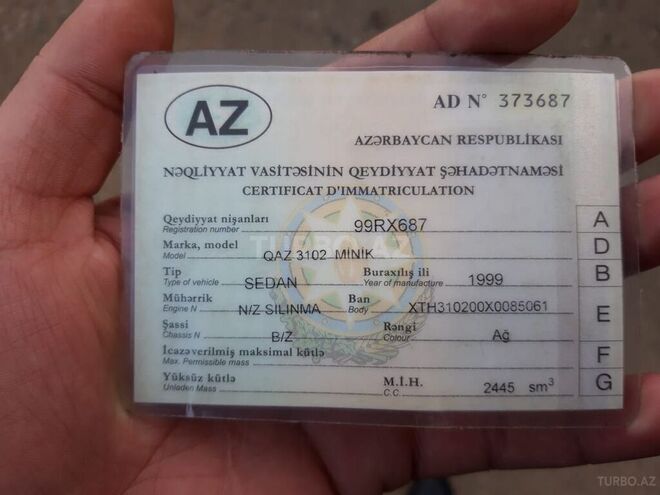 GAZ 3102 1999, 200,000 km - 2.4 л - Bakı