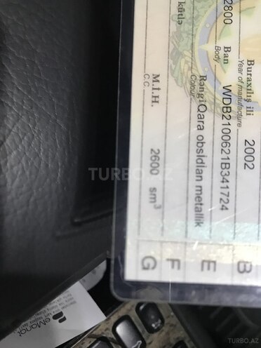 Mercedes E 240 2002, 290,174 km - 2.6 l - Gəncə