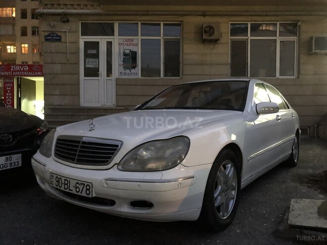 Mercedes S 320 2000, 220,000 km - 3.2 l - Bakı