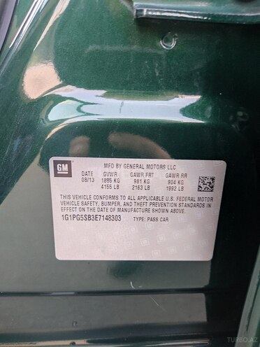 Chevrolet Cruze 2013, 148,060 km - 1.4 l - Şəmkir
