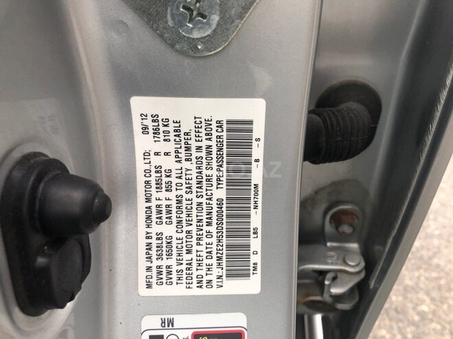 Honda Insight 2012, 111,000 km - 1.3 l - Bakı