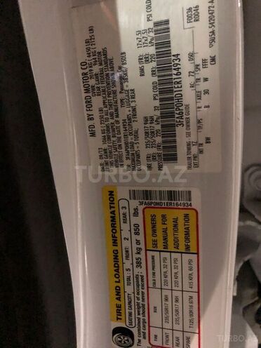 Ford Fusion 2013, 157,000 km - 1.5 л - Bakı