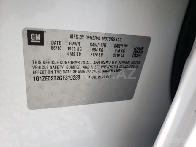 Chevrolet Malibu 2016, 128,000 km - 1.5 l - Bakı