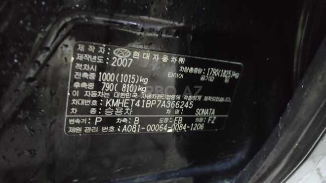 Hyundai Sonata 2007, 209,000 km - 2.0 л - Bakı