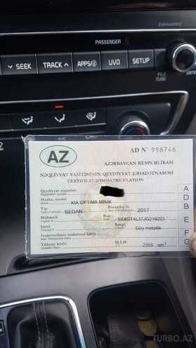 Kia Optima 2017, 87,800 km - 2.4 l - Bakı