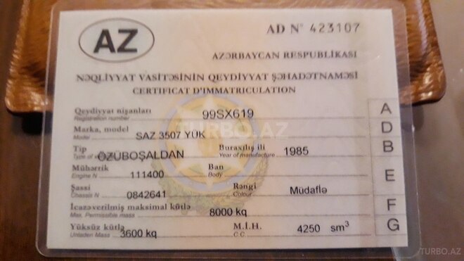 GAZ 53 1985, 52,700 km - 4.2 l - Quba