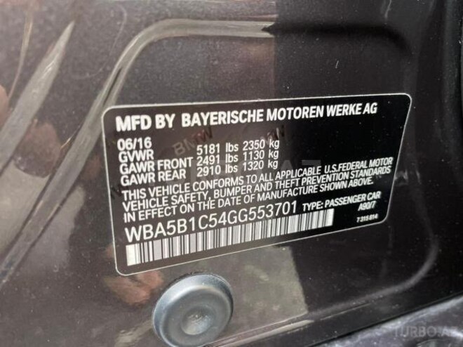 BMW 535 2016, 74,700 km - 3.0 l - Bakı
