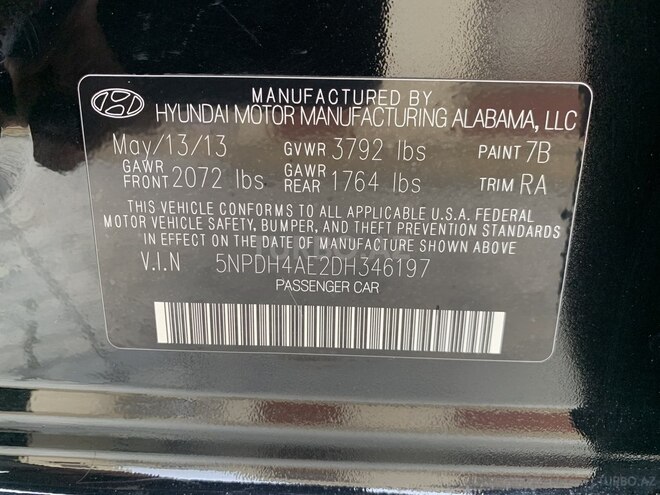 Hyundai Elantra 2013, 105,200 km - 1.8 л - Bakı