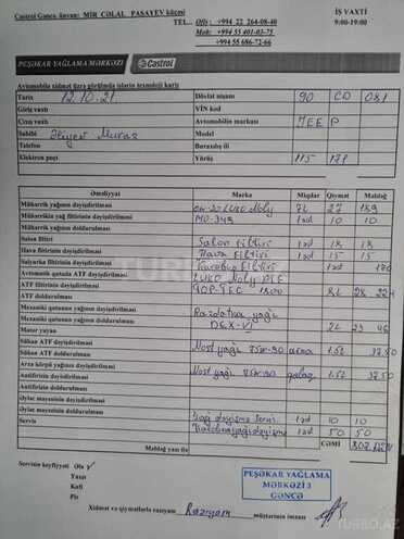 Jeep Grand Cherokee 2013, 120,000 km - 3.6 l - Gəncə