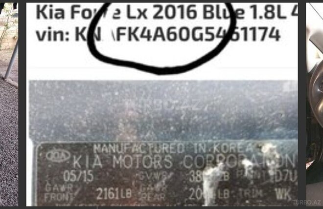 Kia Cerato 2016, 62,125 km - 1.8 l - Bakı