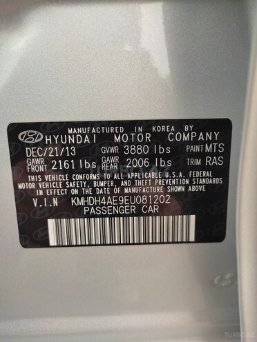 Hyundai Elantra 2013, 98,800 km - 1.8 l - Bakı