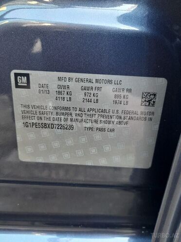 Chevrolet Cruze 2013, 165,000 km - 1.4 л - Bakı