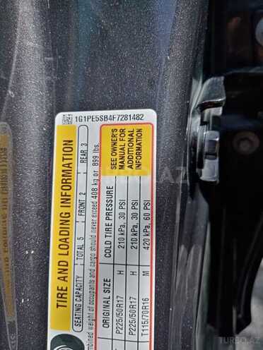 Chevrolet Cruze 2015, 198,000 km - 1.4 l - Balakən