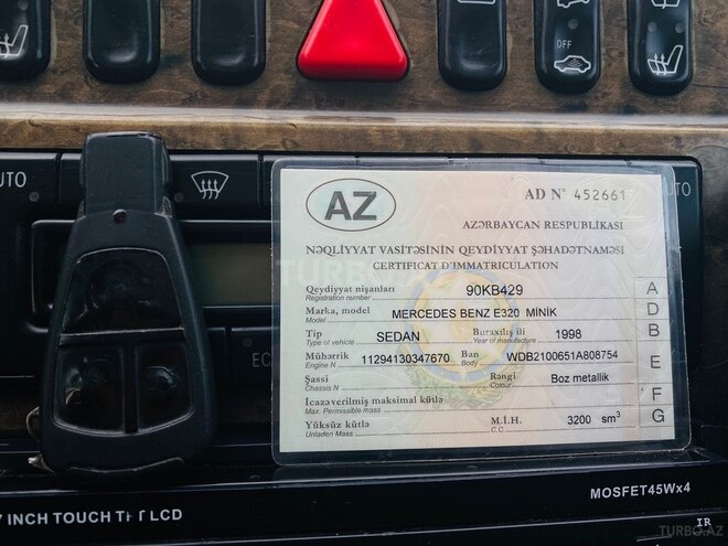 Mercedes E 320 1998, 380,000 km - 3.2 l - Bakı