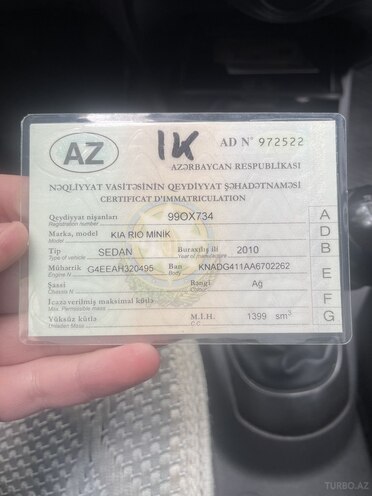 Kia Rio 2010, 253,000 km - 1.4 л - Bakı