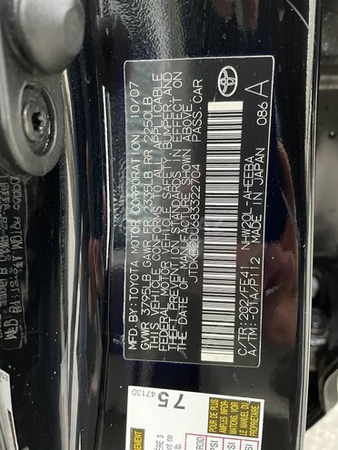 Toyota Prius 2007, 292,901 km - 1.5 l - Bakı