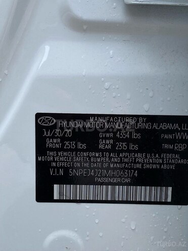 Hyundai Sonata 2021, 2,000 km - 1.6 л - Gəncə