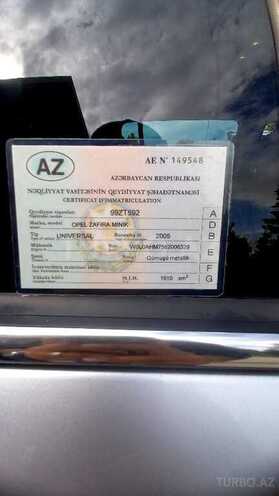 Opel Zafira 2005, 216,000 km - 1.9 l - Sumqayıt