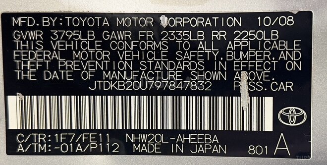 Toyota Prius 2008, 155,303 km - 1.5 l - Bakı