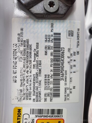 Ford Fusion 2016, 129,260 km - 1.5 l - Bakı