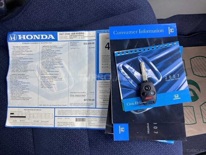 Honda Civic 2006, 112,370 km - 1.3 l - Bakı