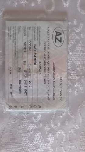 LADA (VAZ) 2115 2012, 40,853 km - 1.5 л - Salyan