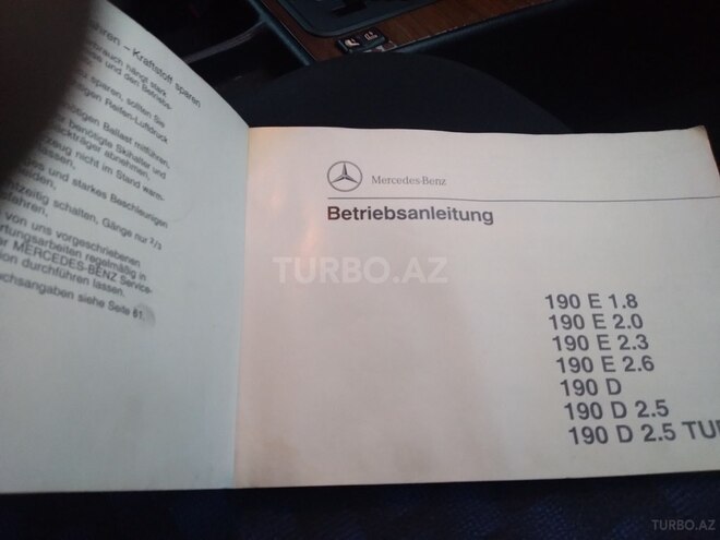 Mercedes 190 1991, 283,476 km - 2.0 l - Bakı