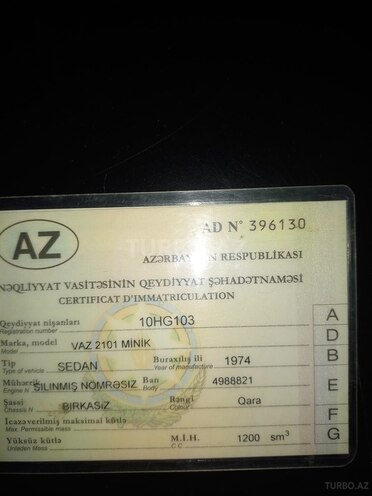 LADA (VAZ) 21011 1974, 450,000 km - 1.3 l - Ağsu