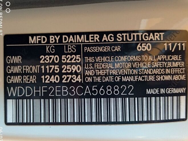 Mercedes E 350 2011, 177,000 km - 3.0 l - Şəmkir