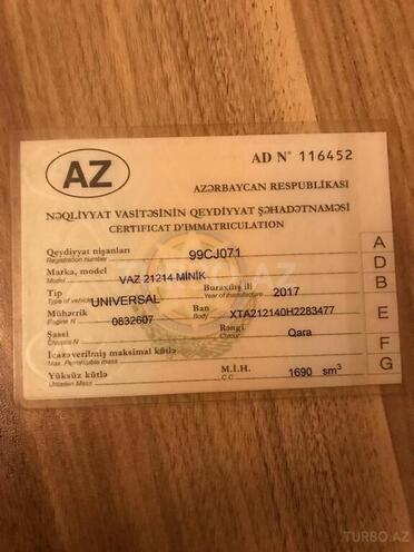 LADA (VAZ) Niva 2017, 160,000 km - 1.7 l - Bakı