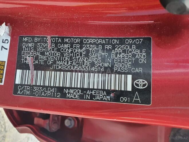 Toyota Prius 2008, 170,000 km - 1.5 l - Bakı