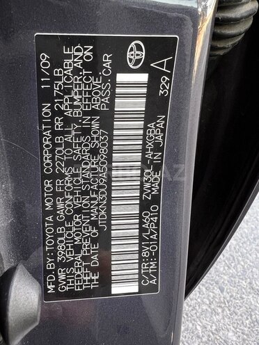 Toyota Prius 2009, 337,962 km - 1.8 л - Bakı